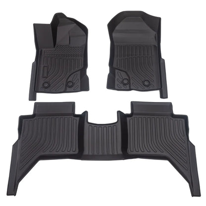 for 2019-2023 Ford Ranger Supercrew TPE Car Floor Mats
