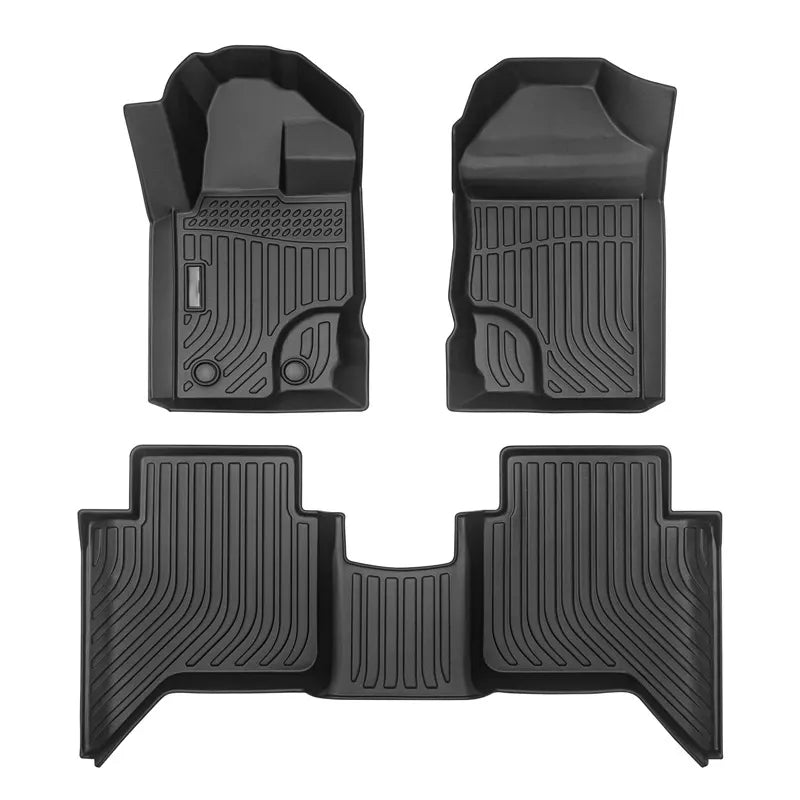Custom TPE All-Weather Floor Mats for 2015-2021 Ford Ranger