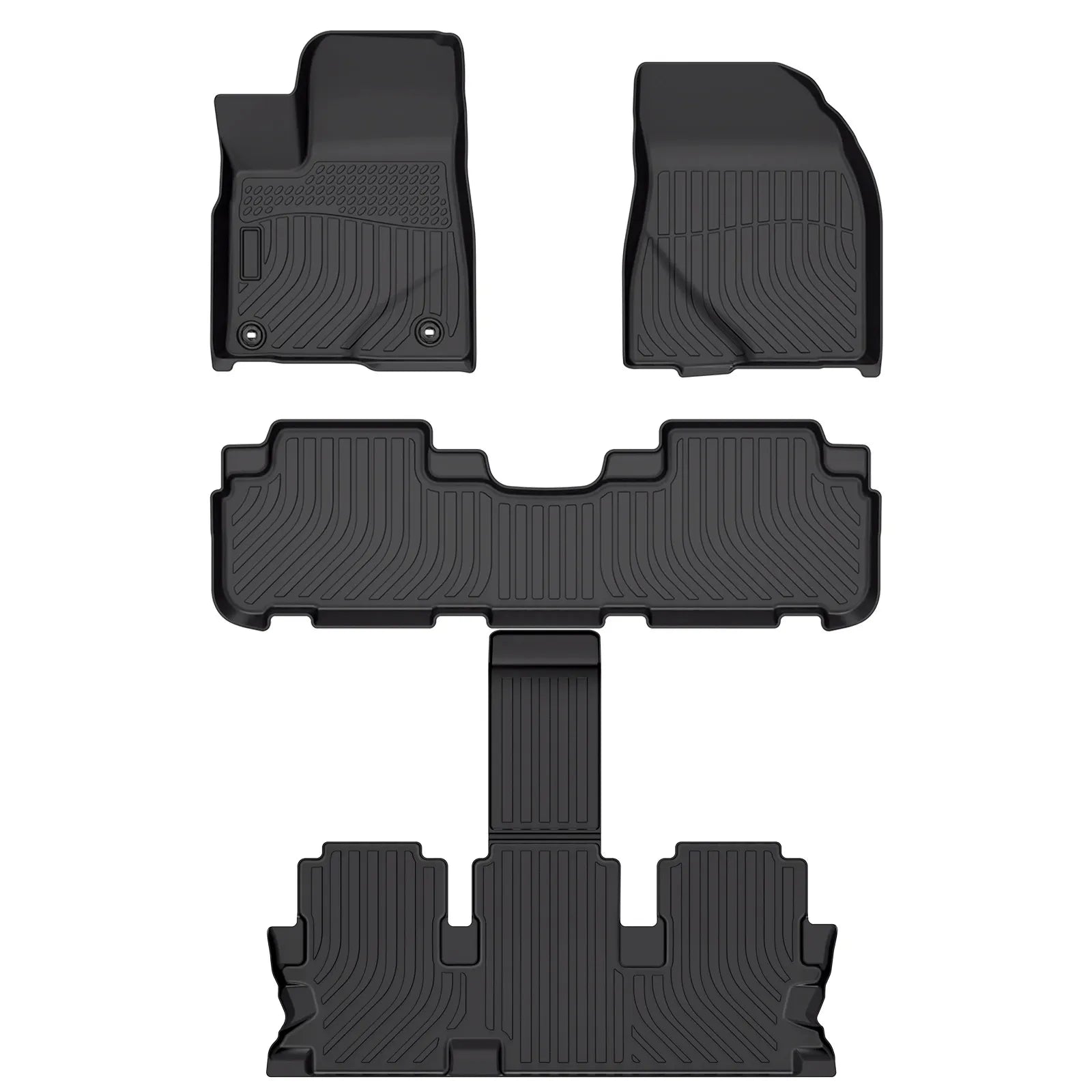 Custom TPE All-Weather Floor Mats for 2014-2019 Toyota Highlander