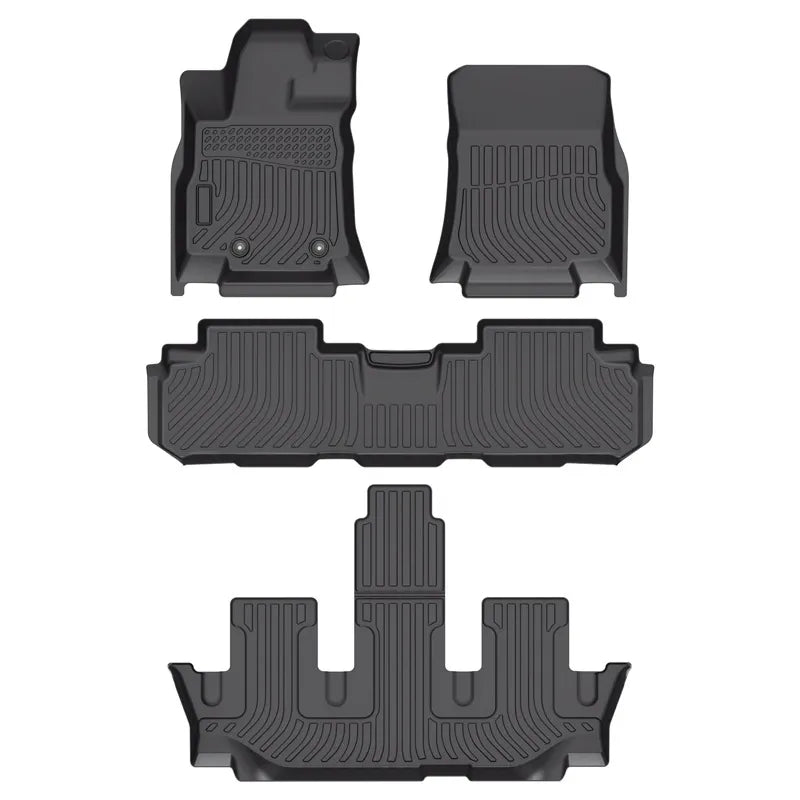 Custom TPE All-Weather Floor Mats for 2019-2025 Subaru Ascent Bench (8 Seats)