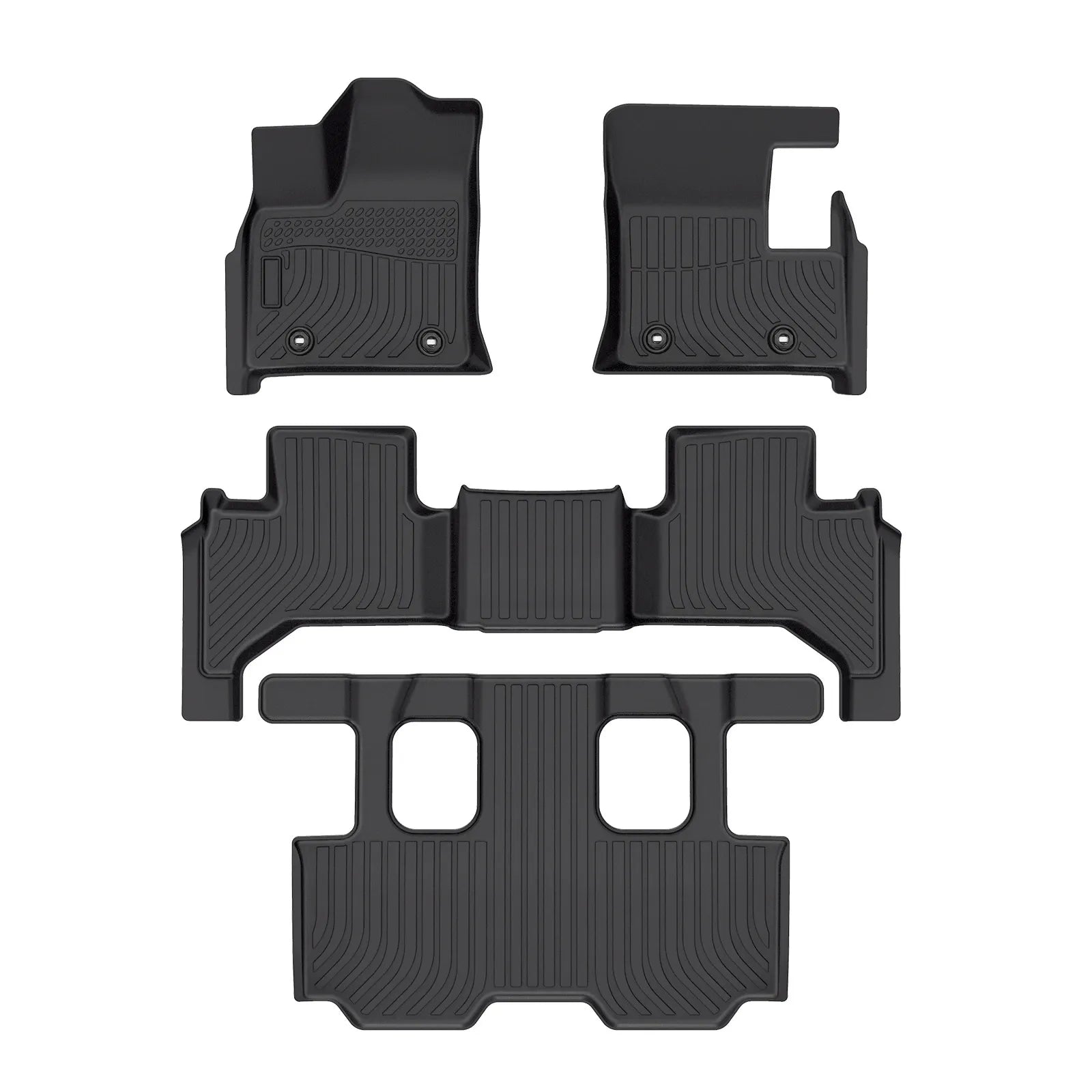 Custom TPE All-Weather Floor Mats for 2022-2025 Toyota Land Cruiser LC300