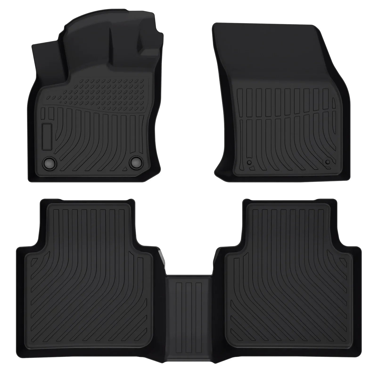 Custom TPE All-Weather Floor Mats for 2018-2024 Volkswagen Tiguan (5 Seats)