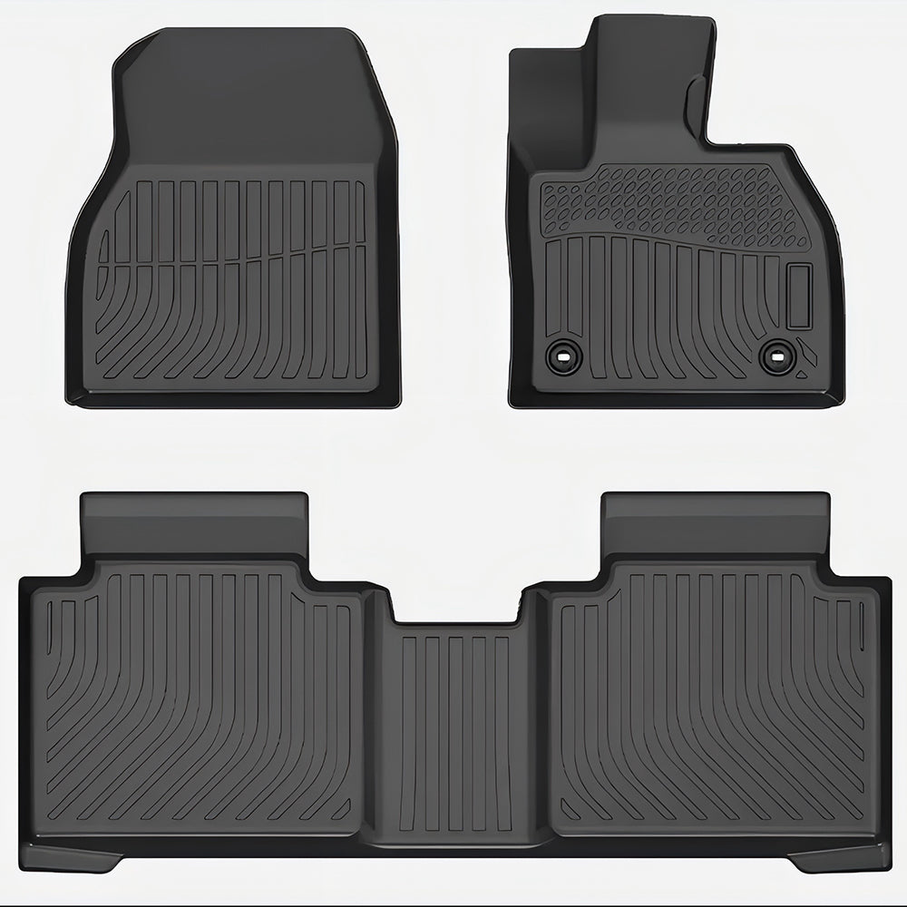 Custom TPE All-Weather Floor Mats for 2022-2025 Toyota bZ4X (Right-Hand Drive)