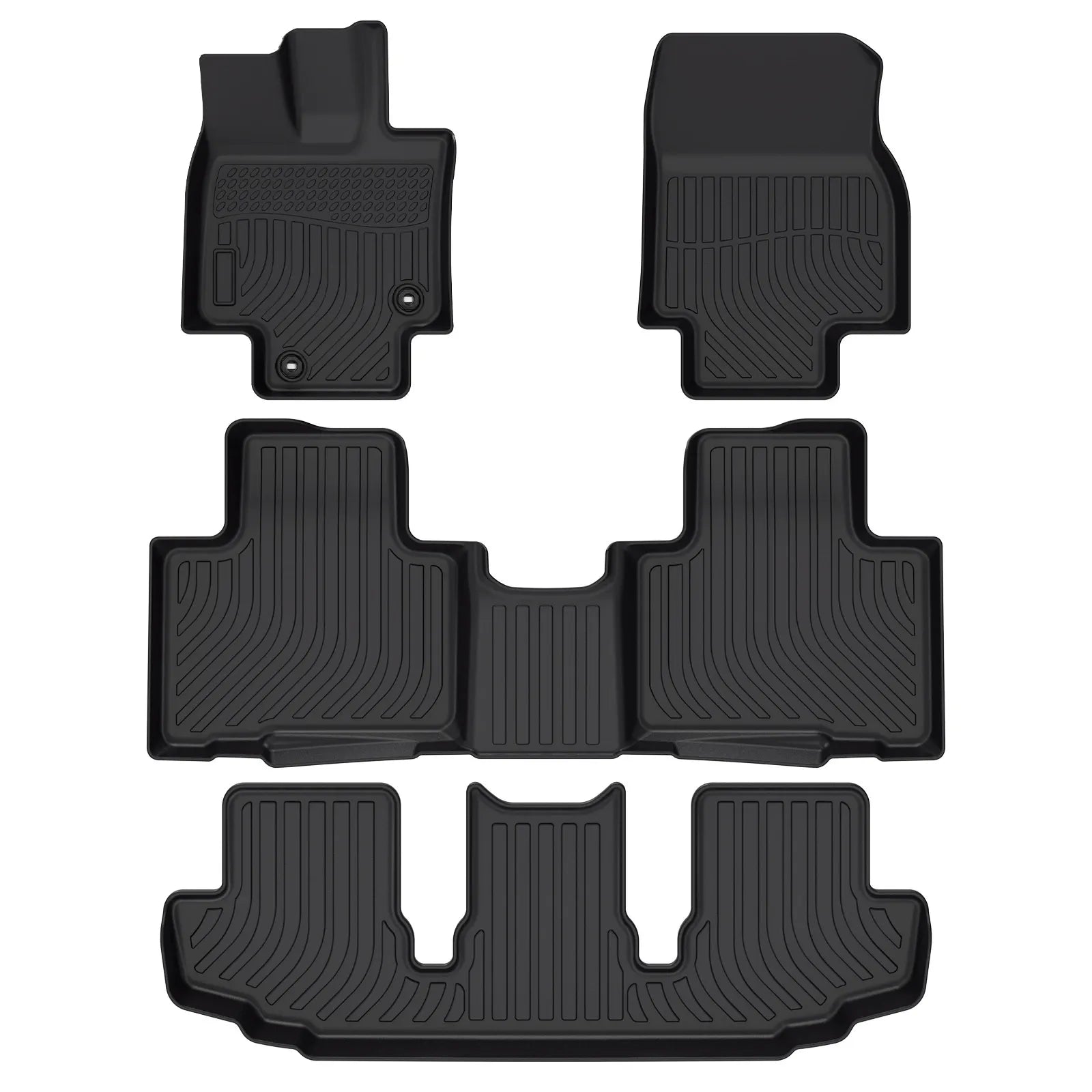 Custom TPE All-Weather Floor Mats for 2020-2024 Toyota Highlander