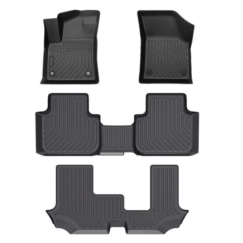 Custom TPE All-Weather Floor Mats for 2018-2024 Volkswagen Atlas