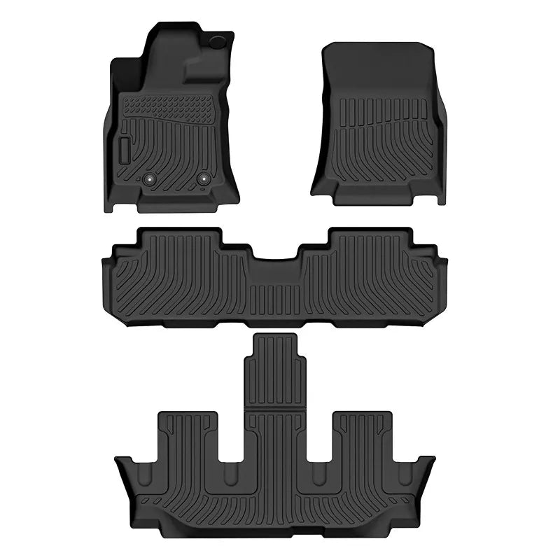 Custom 3D TPE All-Weather Floor Liners for 2019-2025 Subaru Ascent Bucket (7 Seats)