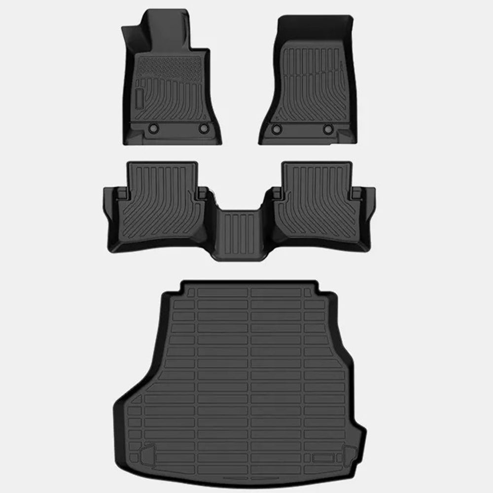 Custom TPE All-Weather Floor Mats for 2022-2025 Mercedes-Benz C-Class W206