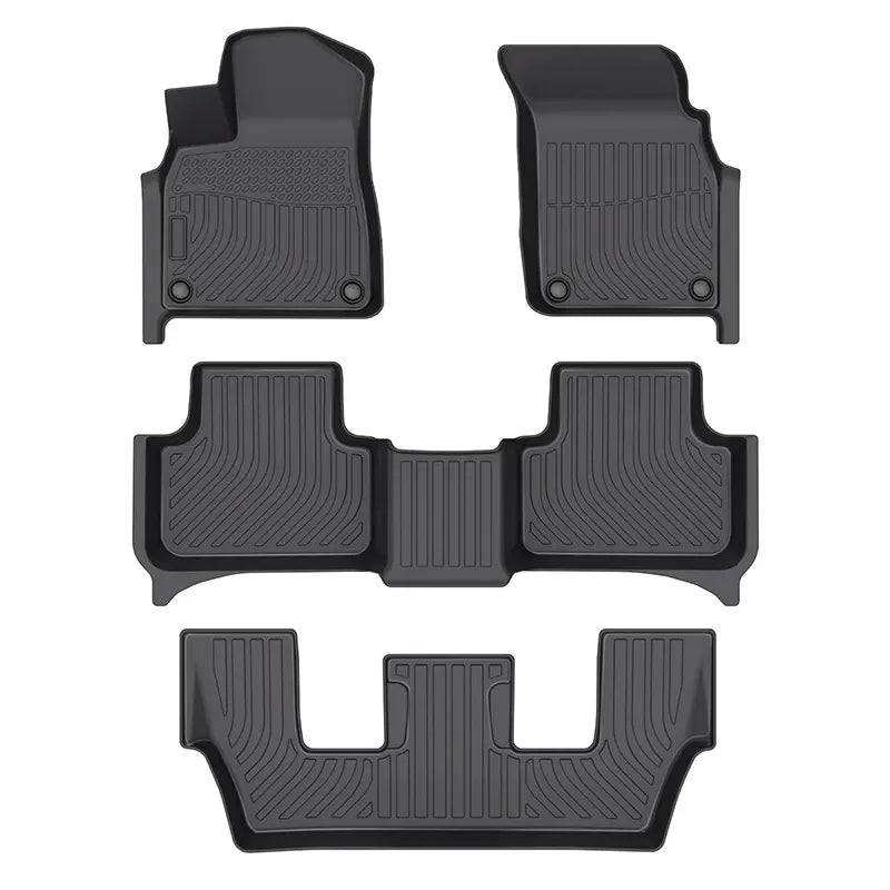 Custom Fit TPE All-Weather Floor Mats for 2017-2025 Audi Q7 & SQ7