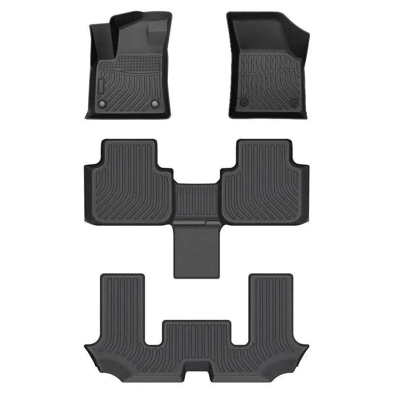 Custom TPE All-Weather Floor Mats for 2018-2024 Volkswagen Atlas