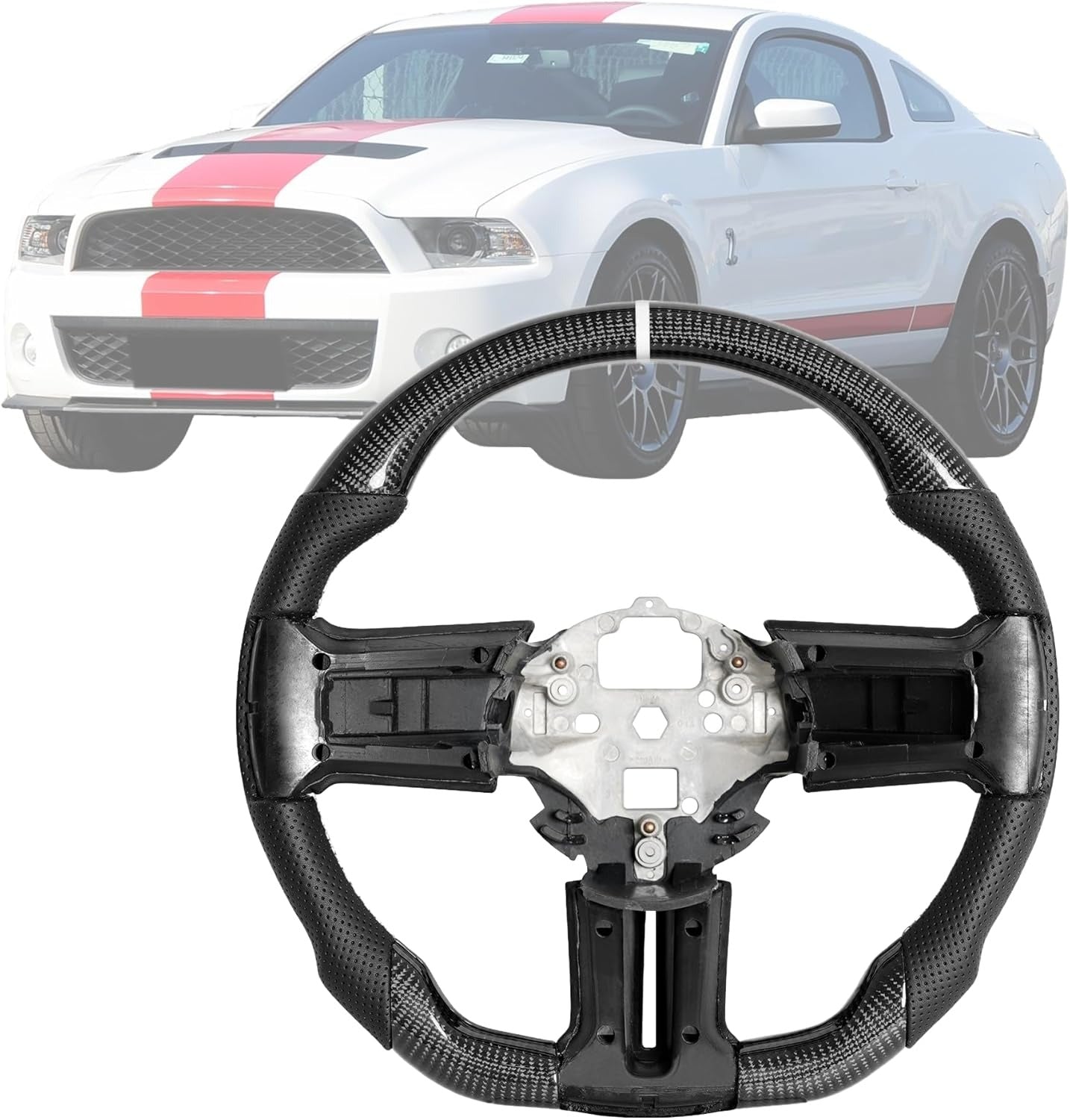 Steering Wheel for 2010-2014 Ford Mustang GT/Boss 302/V6/Shelby GT500