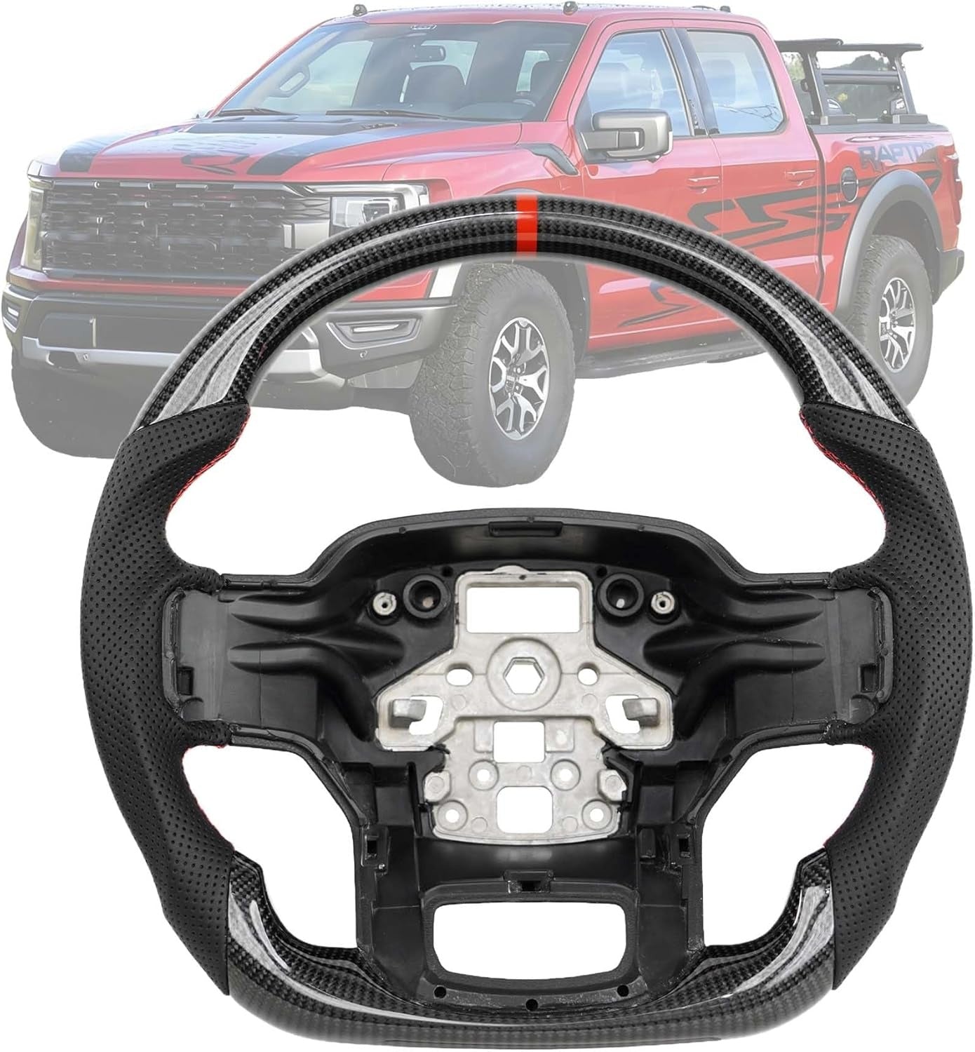 Steering Wheel for 2015-2025+ Ford F150 Raptor/Raptor R
