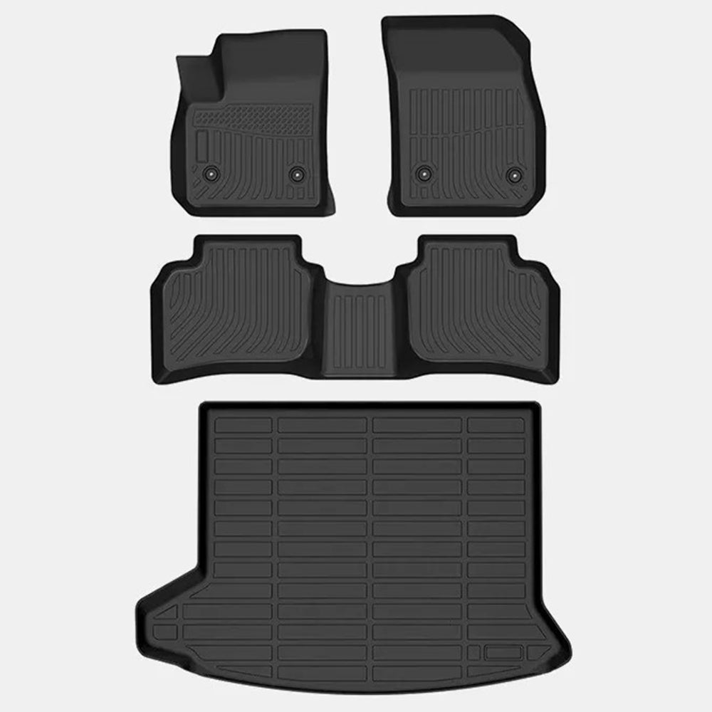 Custom TPE All-Weather Floor Mats for 2019-2024 Cadillac XT4