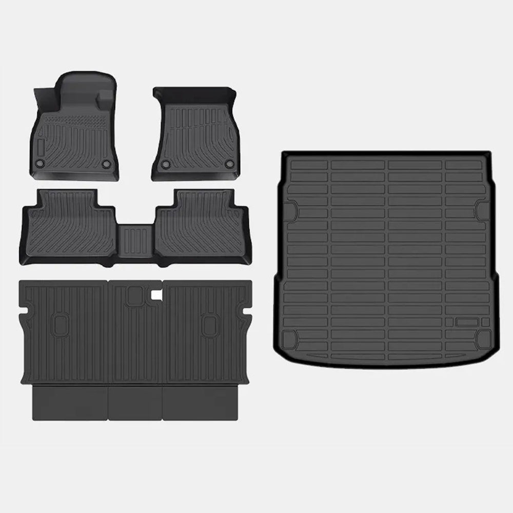 Custom Fit TPE All-Weather Floor Mats for 2024-2025 Audi Q8 / SQ8 & SQ8 Sportback e-tron