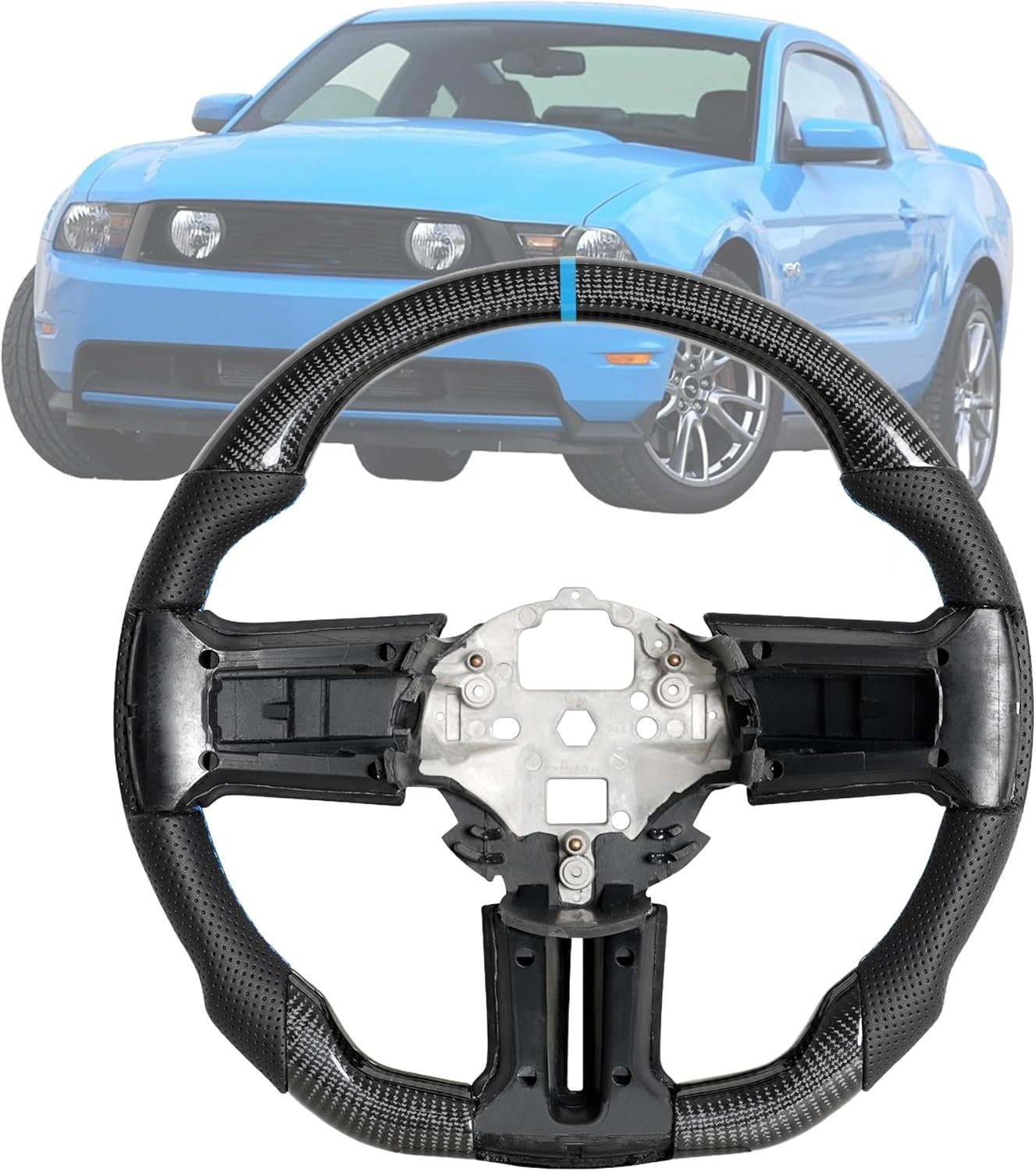 Steering Wheel for 2010-2014 Ford Mustang GT/Boss 302/V6/Shelby GT500