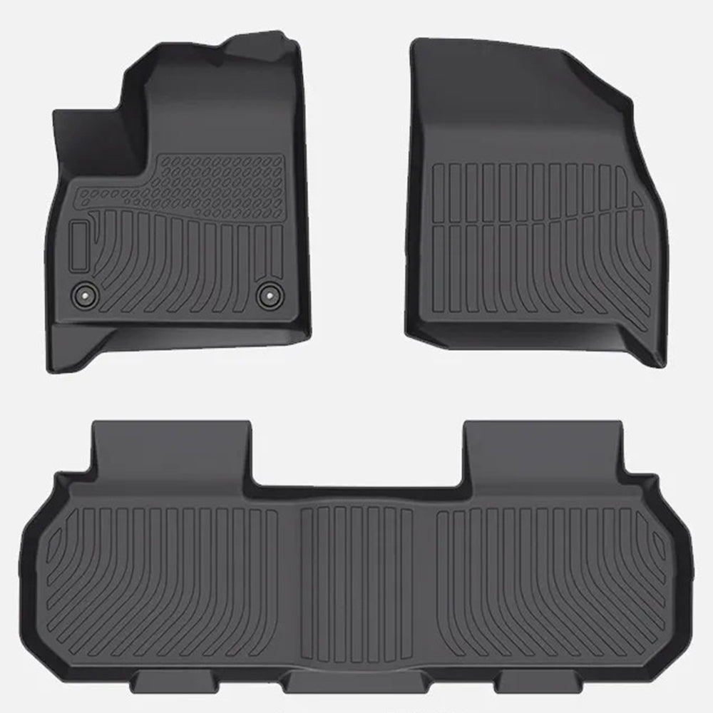 Custom TPE All-Weather Floor Mats for 2024-2025 GMC Acadia & Acadia Denali (Bucket Seats)