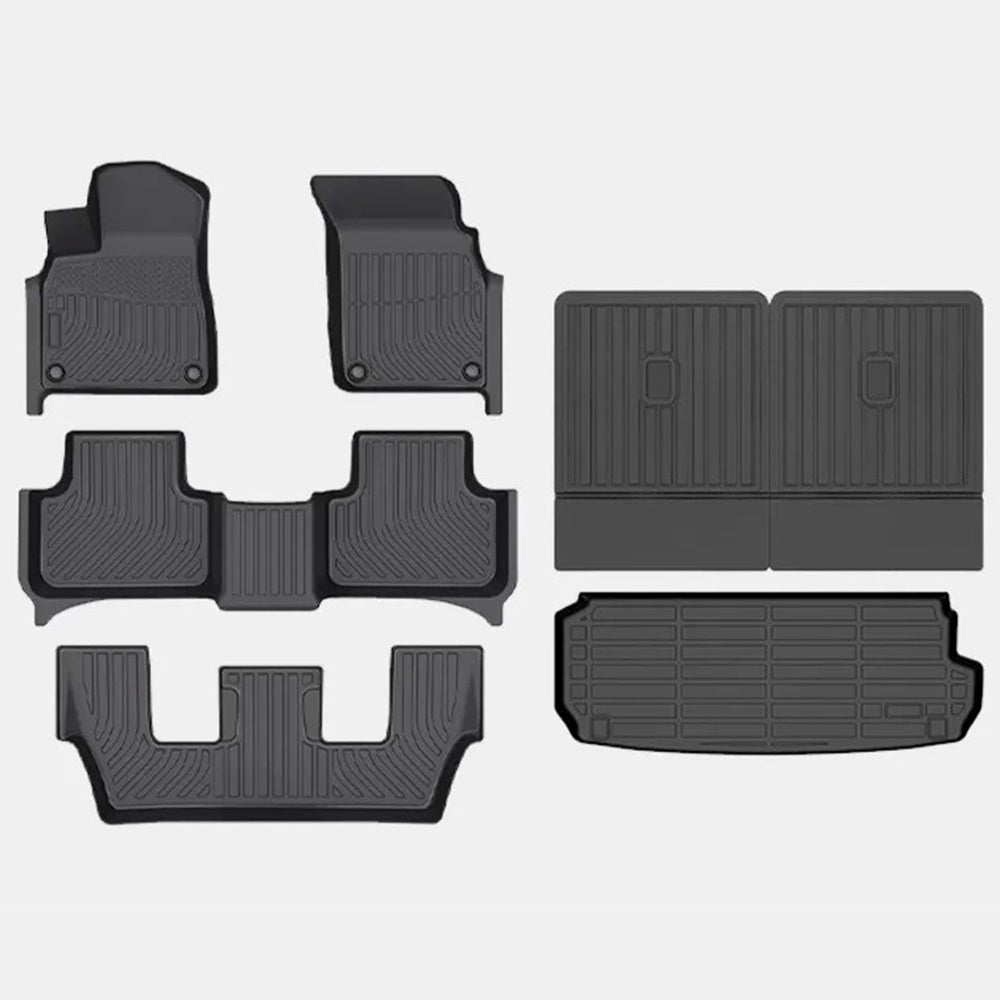 Custom Fit TPE All-Weather Floor Mats for 2017-2025 Audi Q7 & SQ7