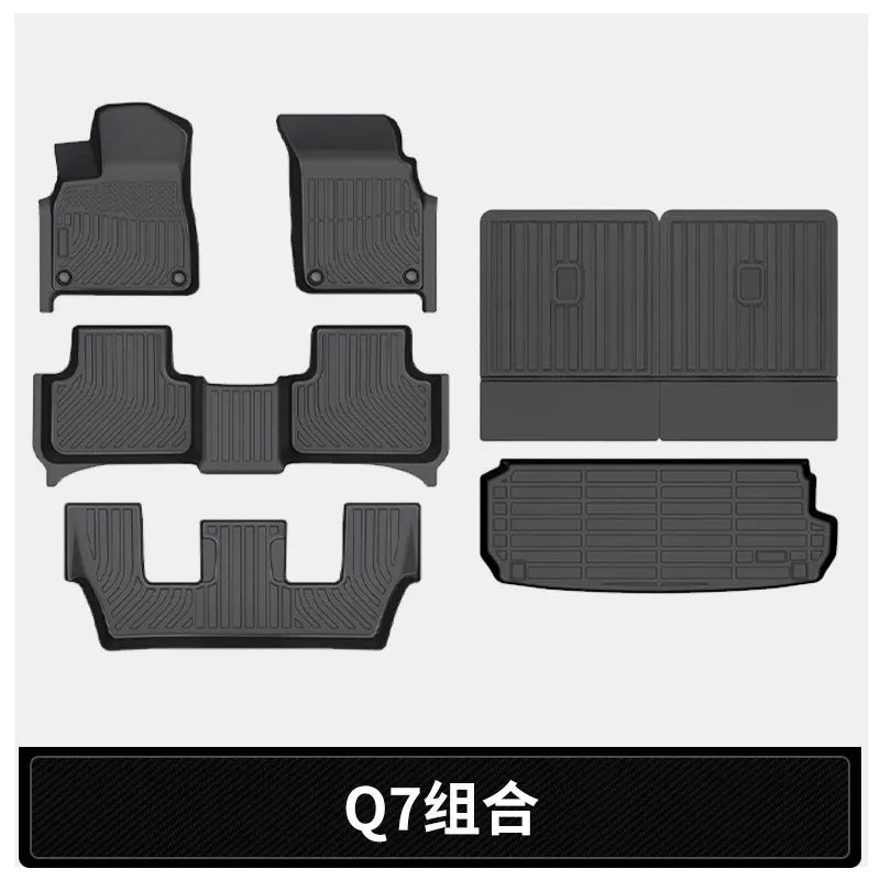 for 2017-2025 Audi Q7 & SQ7 TPE Car Floor Mats