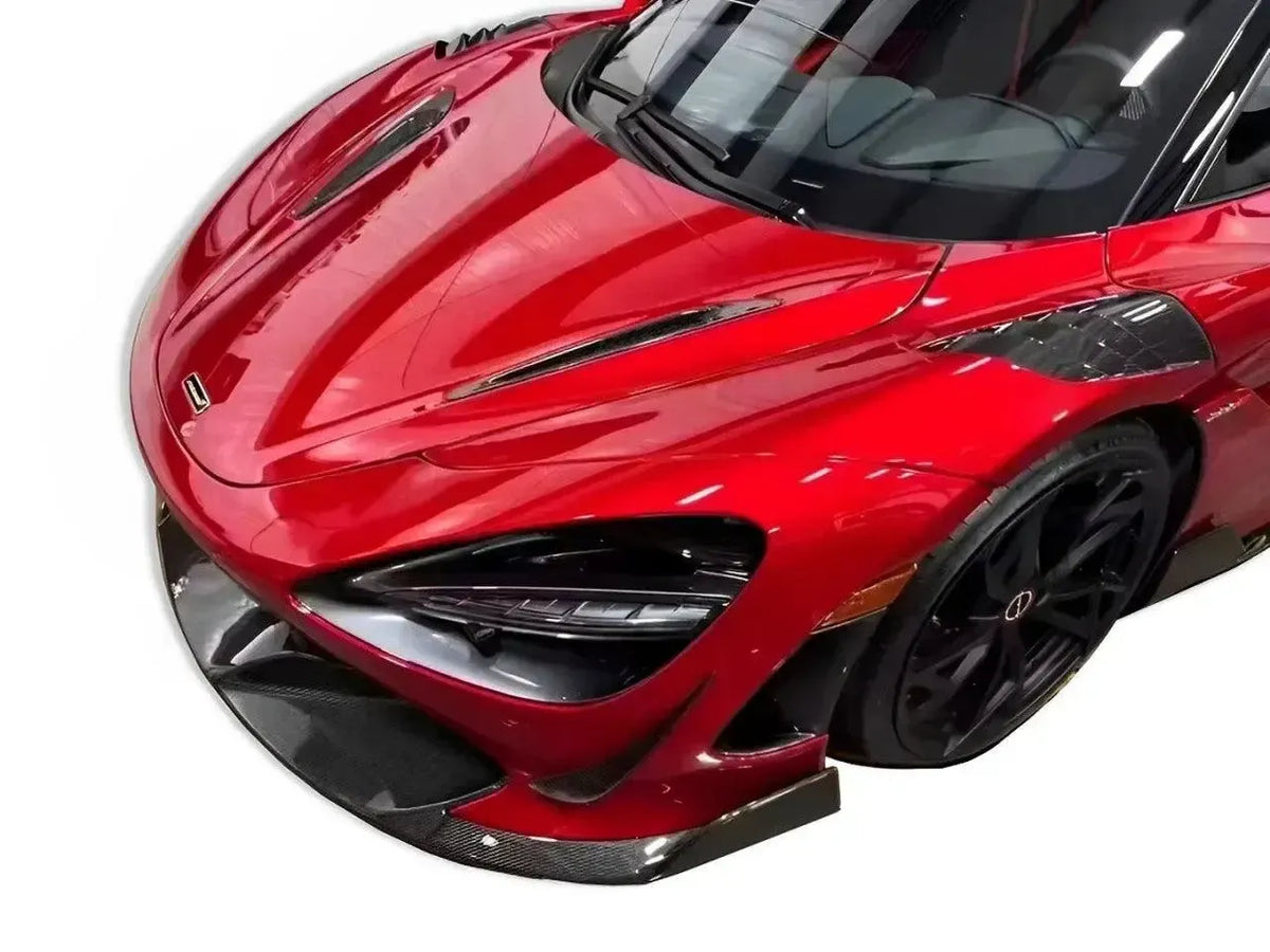 R Style Carbon Fiber Front Lip for 2017–2023 McLaren 720S Coupe