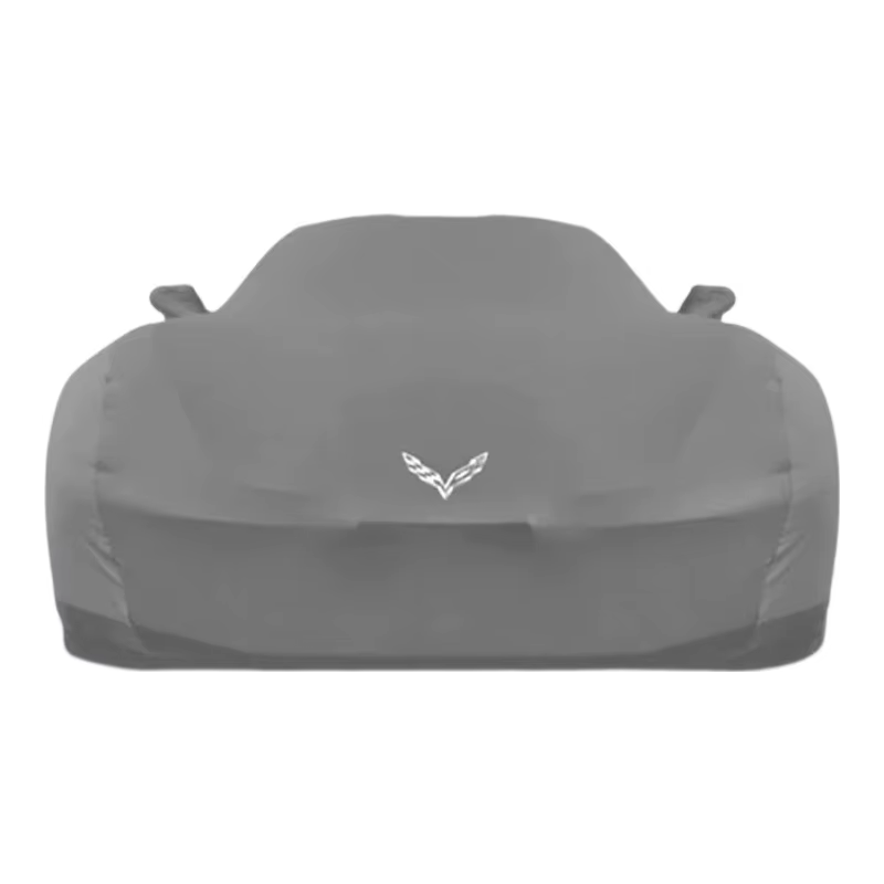 Car Cover for Chevrolet Corvette C4 C5 C6 C7 C8,Soft Velvet Elastic Fabric,Outdoor UV & Weather Resistant Full Shield