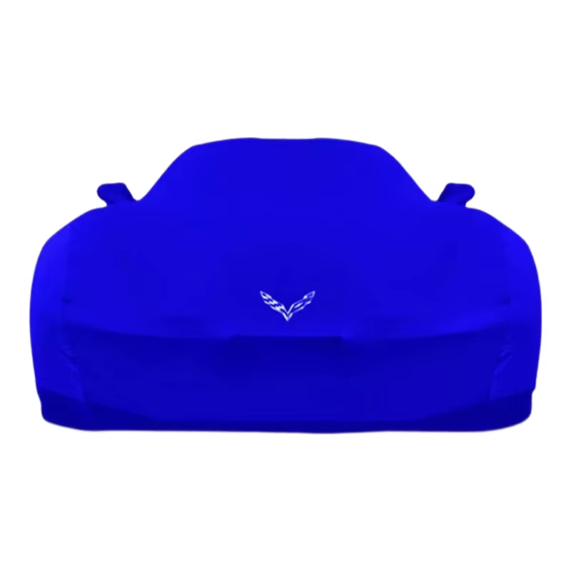 Car Cover for Chevrolet Corvette C4 C5 C6 C7 C8,Soft Velvet Elastic Fabric,Outdoor UV & Weather Resistant Full Shield