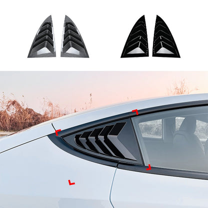 for 2024+ Tesla Model 3 – Exterior Window Louver Decals