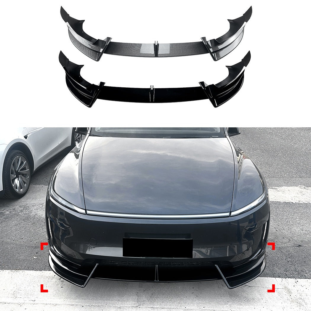 for 2024+ Tesla Model Y Front Bumper Lip Spoiler
