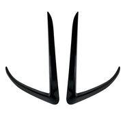 2015-2020 Tesla Model X Front Bumper Canards & Fog Light Trim Decals