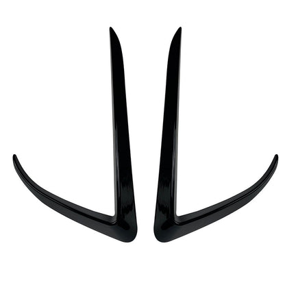 Front Bumper Canards & Fog Light Trim Decals for 2015–2020 Tesla Model X