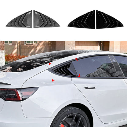 for 2017–2024 Tesla Model 3 Rear Window Louver Decals