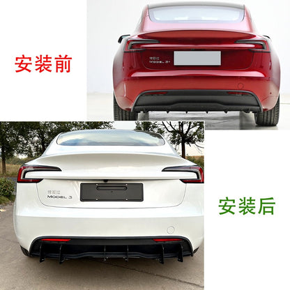 for 2023+ Tesla Model 3 Rear Diffuser/Spoiler