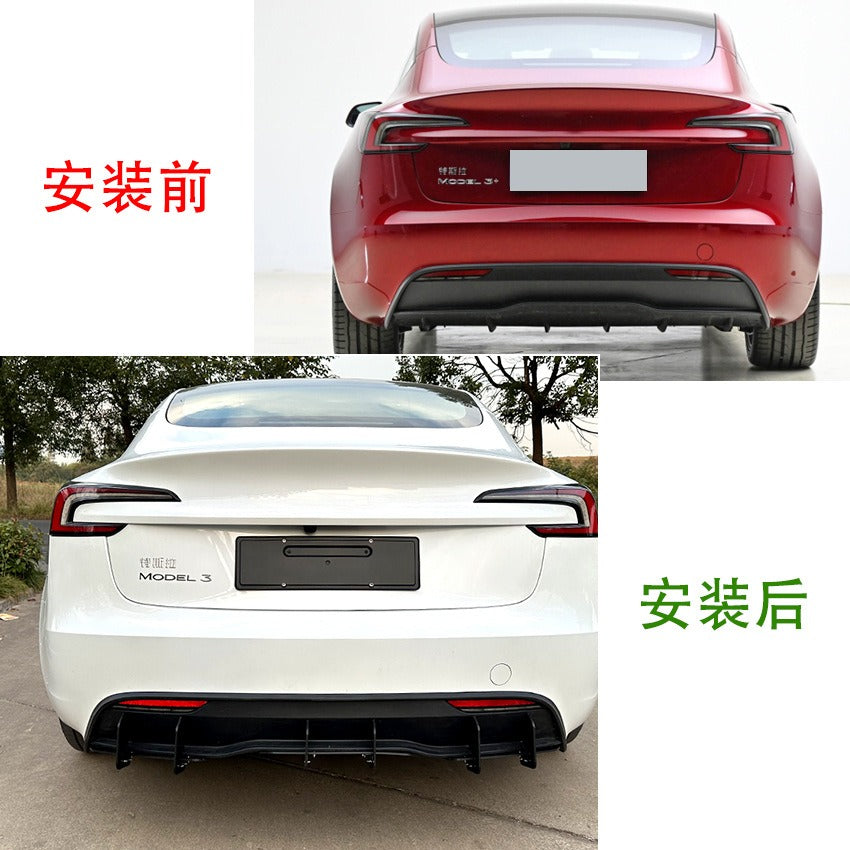 for 2023+ Tesla Model 3 Rear Diffuser/Spoiler