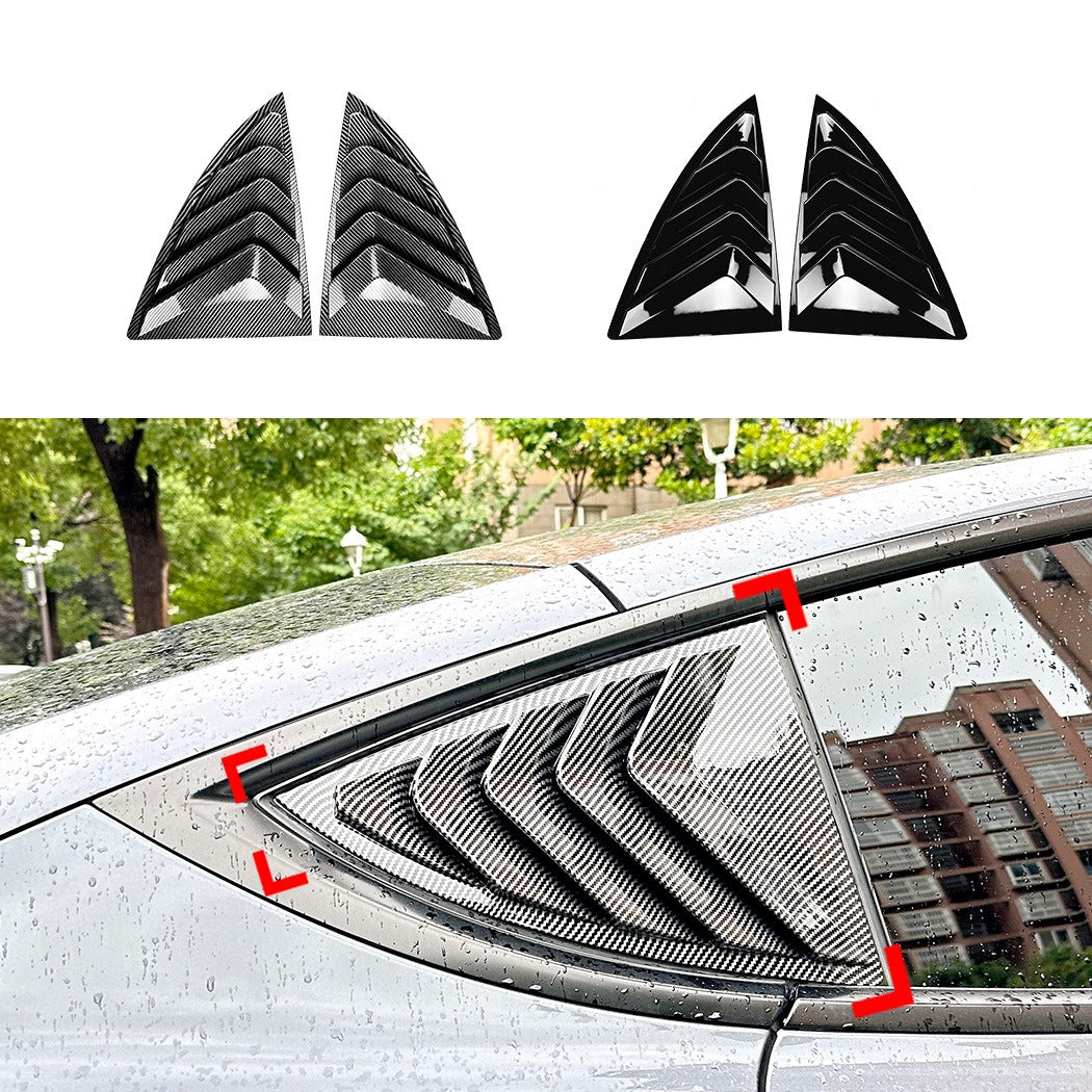2019+ Tesla Model Y Rear Side Window Louver Decals
