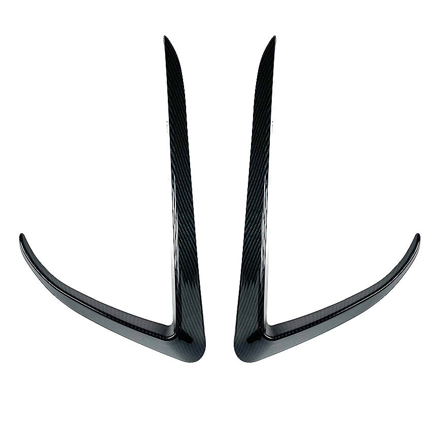 Front Bumper Canards & Fog Light Trim Decals for 2015–2020 Tesla Model X