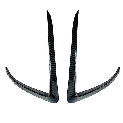 Front Bumper Canards & Fog Light Trim Decals for 2015–2020 Tesla Model X
