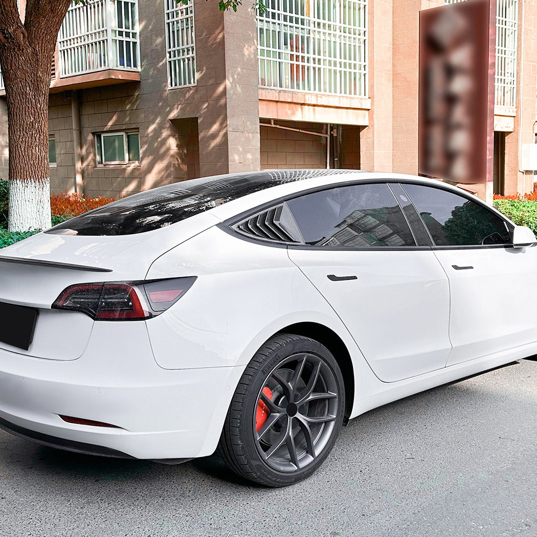 2017-2024 Tesla Model 3 Rear Window Louver Decals