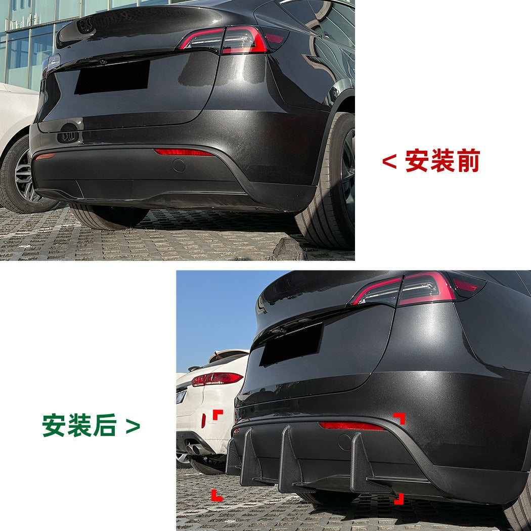 2017-2024 Tesla Model Y Exterior Rear Diffuser Spoiler