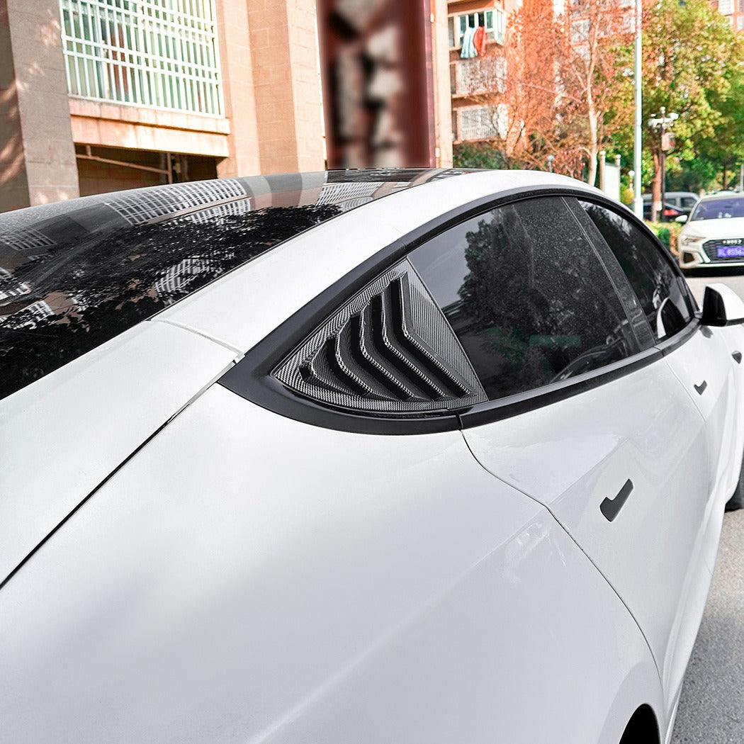 2017-2024 Tesla Model 3 Rear Window Louver Decals