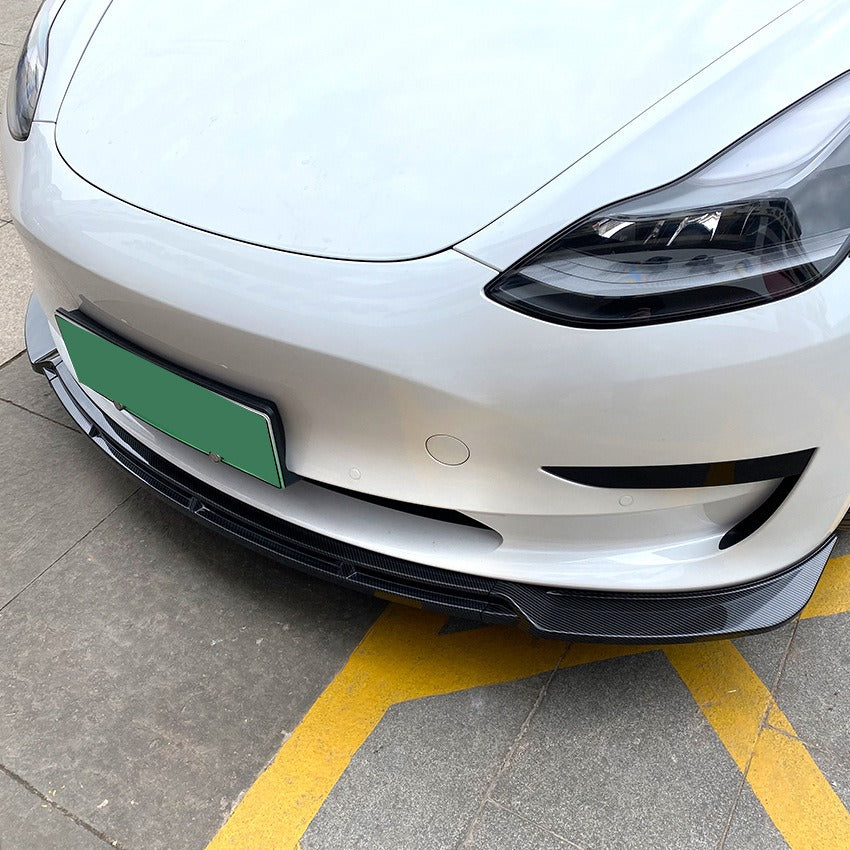Tesla Model 3 Front Bumper Lip Spoiler / Splitter