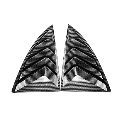 Exterior Modification: Rear Side Window Louver Decals for 2019+ Tesla Model Y