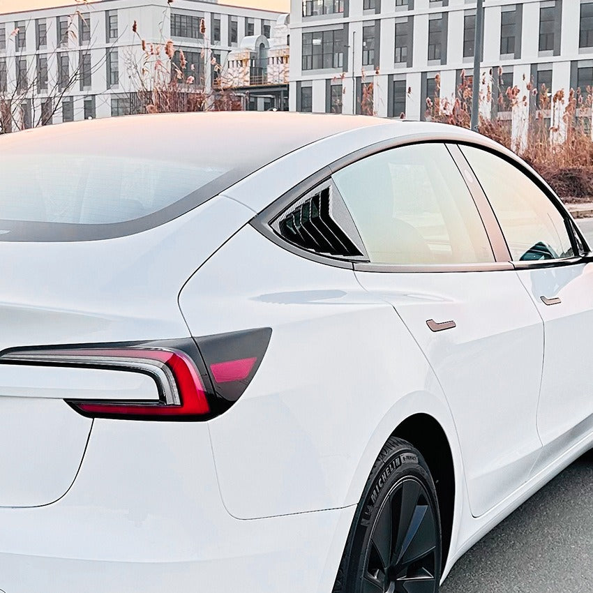 2024+ Tesla Model 3 Exterior Window Louver Decals