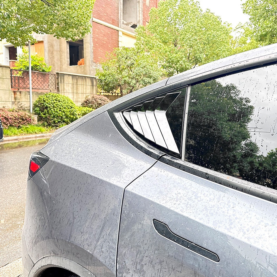 2019+ Tesla Model Y Rear Side Window Louver Decals