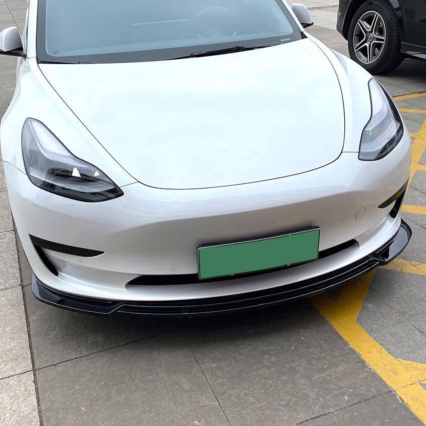 Tesla Model 3 Front Bumper Lip Spoiler / Splitter