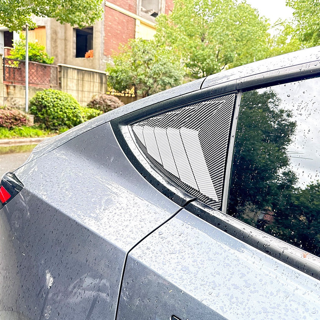 2019+ Tesla Model Y Rear Side Window Louver Decals