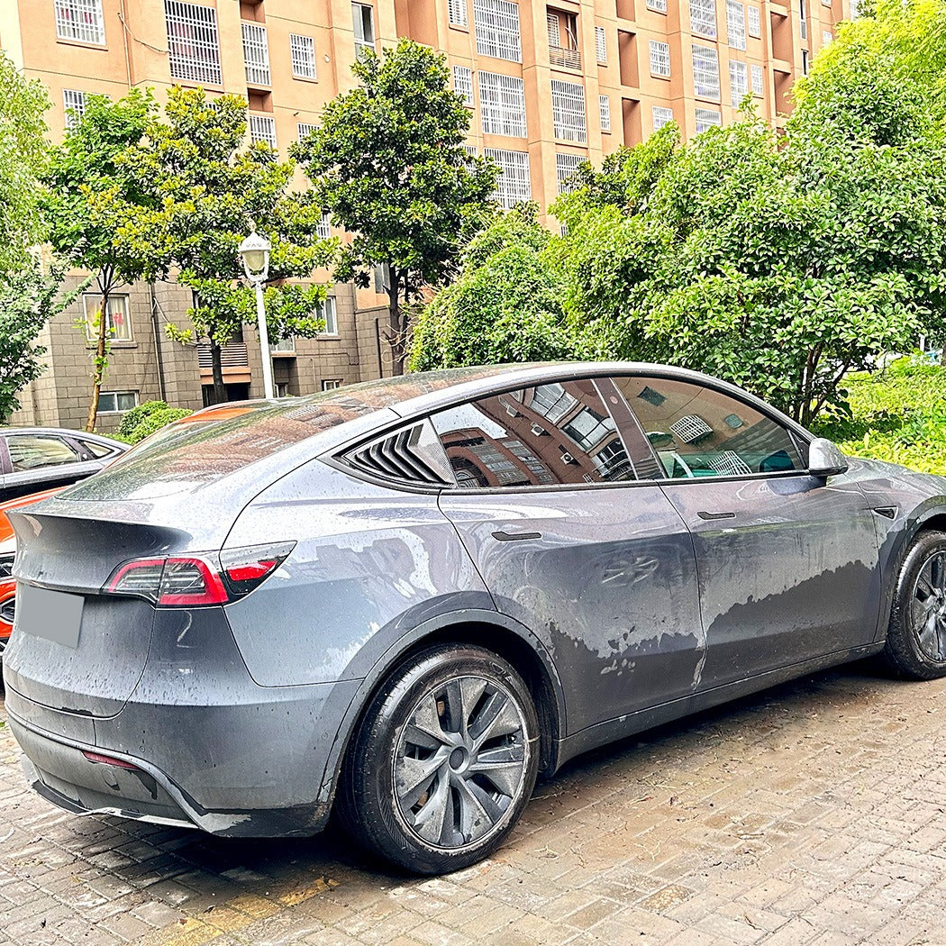 2019+ Tesla Model Y Rear Side Window Louver Decals