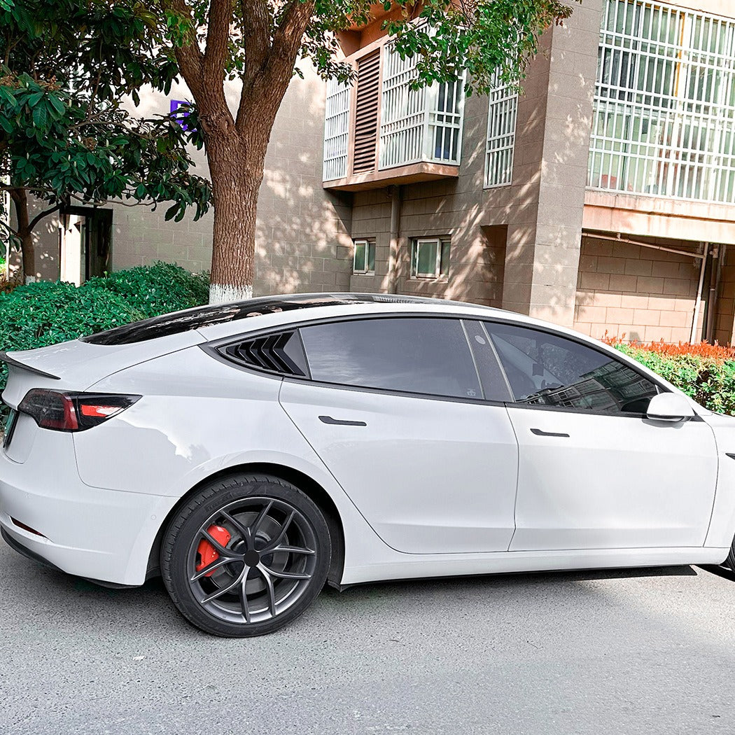 2017-2024 Tesla Model 3 Rear Window Louver Decals
