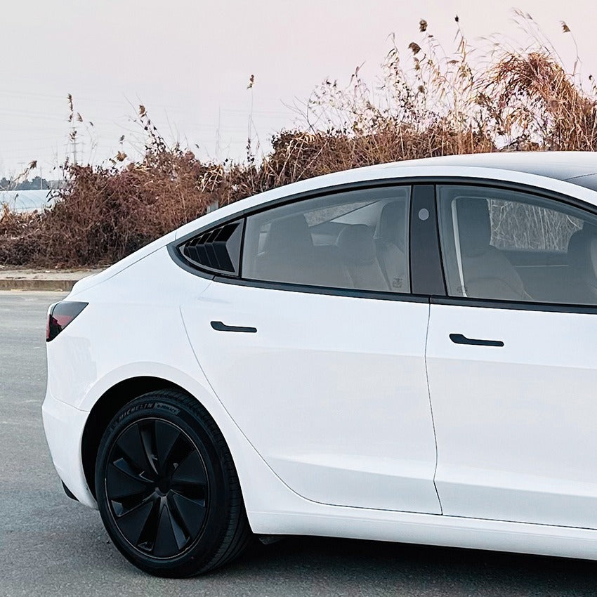 2024+ Tesla Model 3 Exterior Window Louver Decals