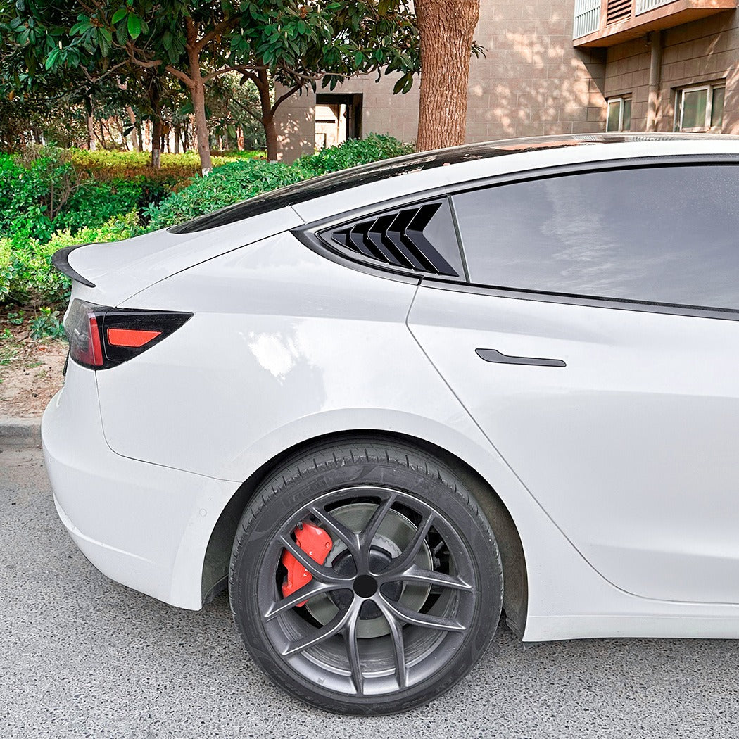2017-2024 Tesla Model 3 Rear Window Louver Decals