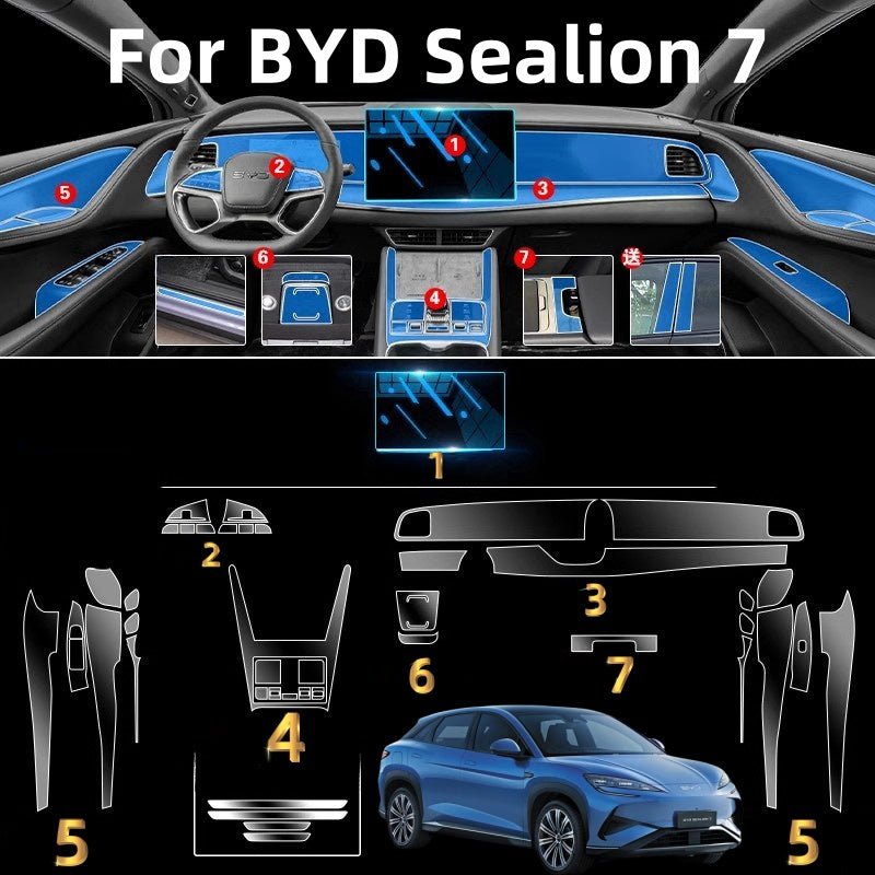 Interior TPU Protective Film for BYD Sealion 7