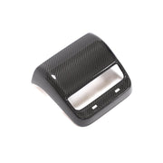 Tesla Model 3 Rear Back Seat Aircondition Moulding Dash Covers Dry Carbon Fiber