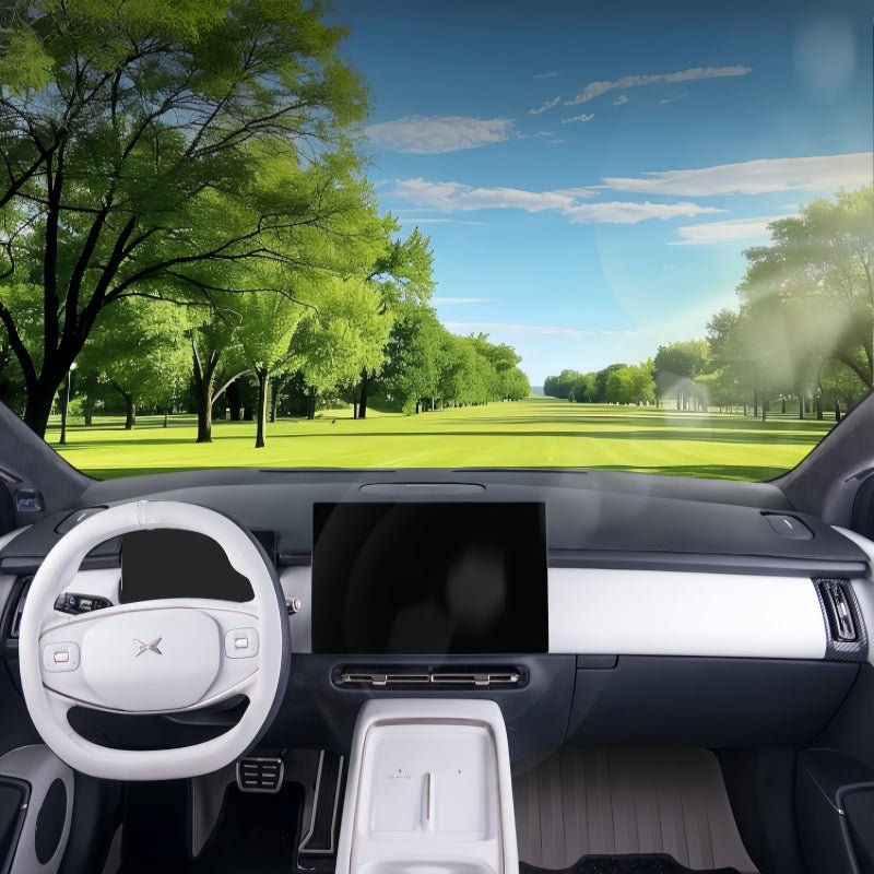 Leather Dashboard Anti-Glare Mat for 2024-2026 XPENG P7+